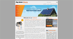 Desktop Screenshot of mysolarstats.com